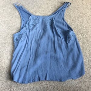 High neck floral shirt